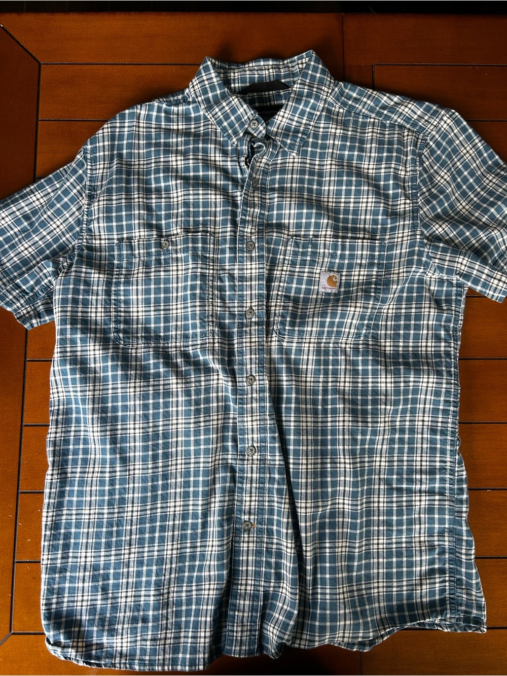Carhartt short sleeve button up shirt
